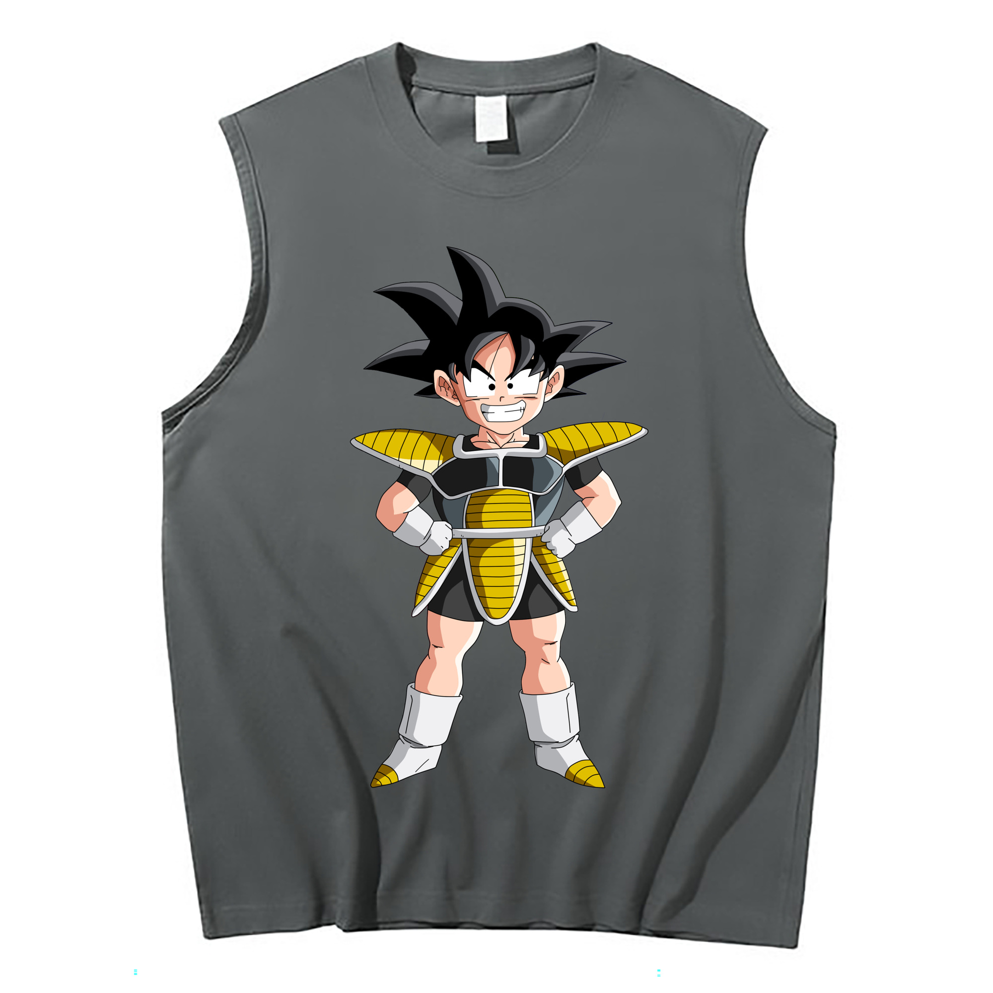 （画像用） ドラゴンボール 孫悟空（そん ごくう）Son Goku カカロット DRAGON BALL Kakarotto コットン100％タンクトップ（フロントプリント）